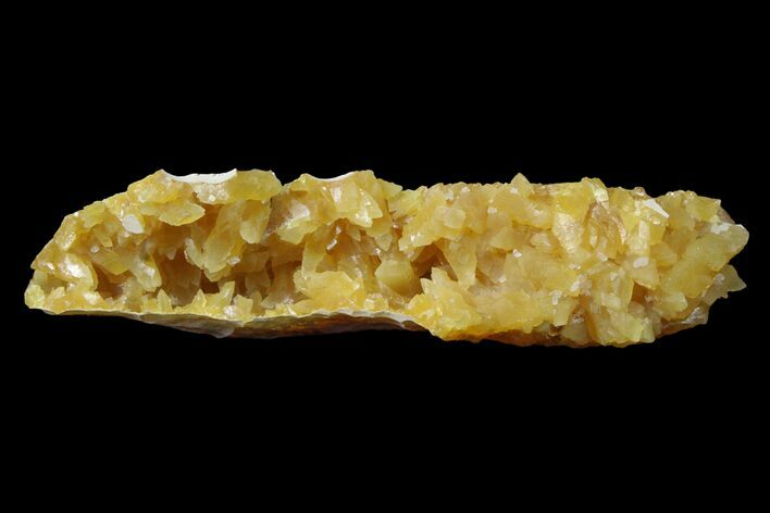 Fluorescent, Yellow Calcite Crystal Cluster - South Dakota #170691
